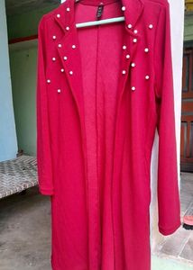 Women Maroon Shrug