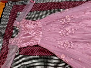 Pink Embellished Formal Dress