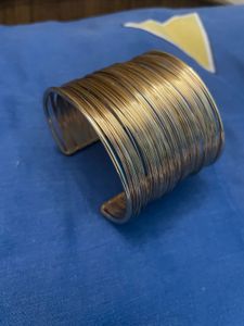 Gold Plated Bangle Cuff Bracelet For Women