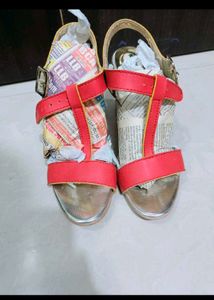 Red Golden Heels