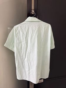 Zara Mint Green Cinched Blouse - Size S