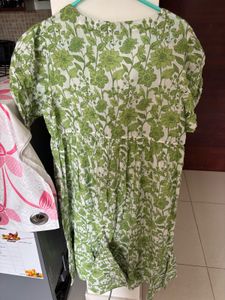 Floral Green Dress