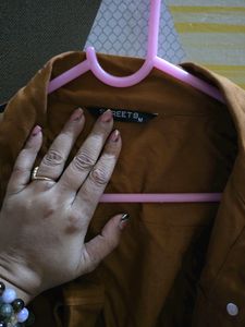 Cropped New Brown Jacket
