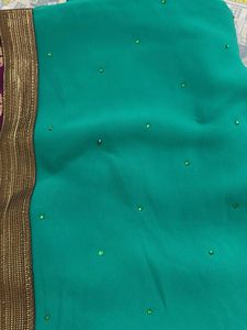 Elegant Green Saree