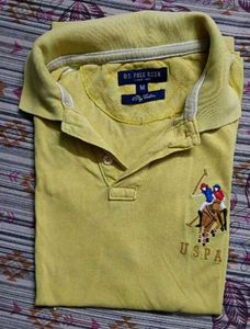 USPA Yellow Polo T-Shirt