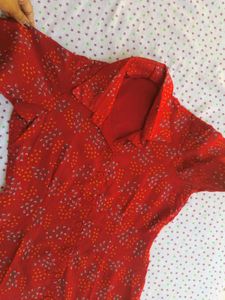 L Size Red Shirt For Women