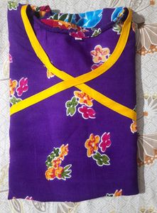 Women Beautiful Stylish Purple Kurti 💜 ✨️