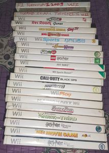 Wii Nintendo Games Cd Pack Of 22