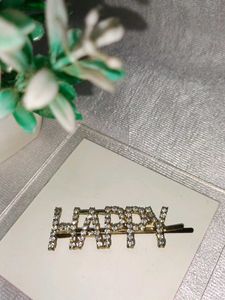 Boho Necklace &amp; &#39;Happy&#39; Hair Clip