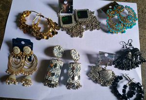 Combo Of 8 Earrings
