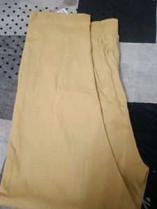 Casual Yellow Pants