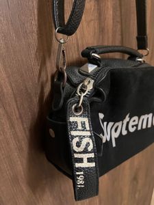 Black &#39;Supteme&#39; Sling bag
