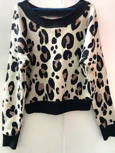SALE @199 ! Imported Leopard Print Pullover