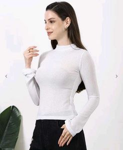 White Turtleneck Top - New with Tag