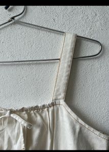 White Denim Dress
