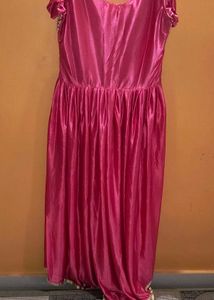 Elegant Pink Ethnic Gown