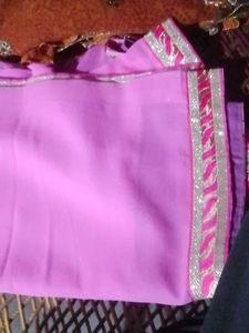 Elegant Lavender Saree