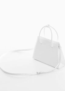 MANGO white Handbag