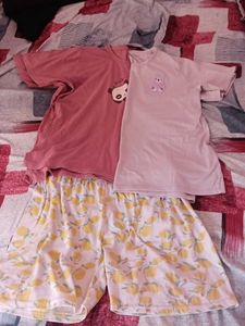 Shorts And Daily Tees Set