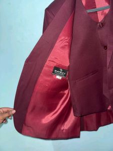 Burgundy 3-Piece Suit