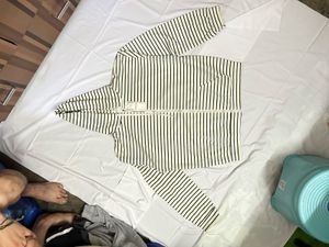 Striped Zip-Up Hoodie