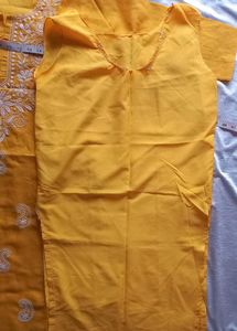 Yellow Lakhnowi 3pc Suit