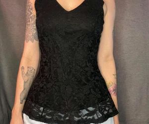 Y2k Black Sleeveless top 🖤