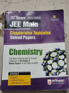 22 Years Jee Mains Papers Chemistry