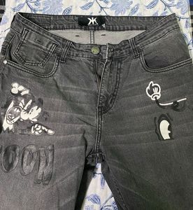 Printed Jeans