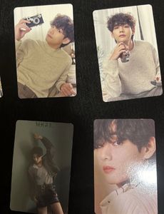 BTS vogue Taehyung Photocards - combo Of 15