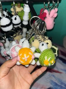 Crochet Handmade Amigurumi Keychain✨😍