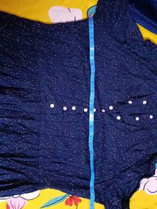 Elegant Navy Blue Maxi Dress