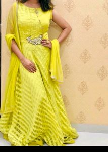 Lime Yellow Gown
