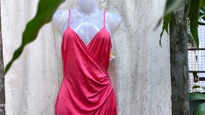 I. Pink Mini Dress