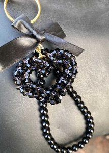 Black Beauty Beads Bag Charm