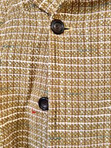 Chic Plaid Double-Breasted Jacket