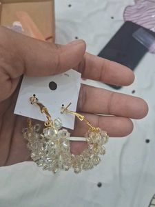 Beaded Hoop Earrings