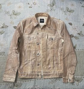Zara foil denim Jacket (Limited Edition)