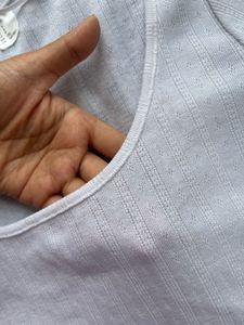 H&amp;M Basic White Crop Top
