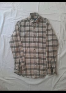 Multicolor Cotton Check Shirt For Men
