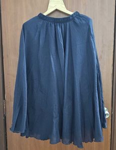 Whimsical Fairycore Navy Blue Skirt