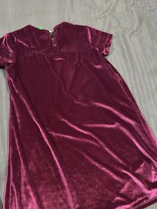 UCB Velvet Partywear Dress(8-10years)