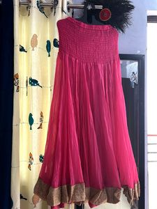 Pink Ethnic Skirt