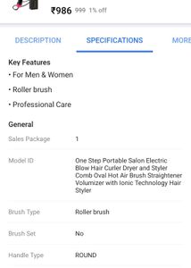 Hair Dryer &amp; Volumizer