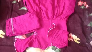 Pink Kurti With Plazzo Set