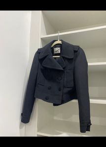 Zara Double Breasted Wool Blend Coat