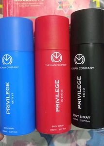 The Man Company 3 Body Spray