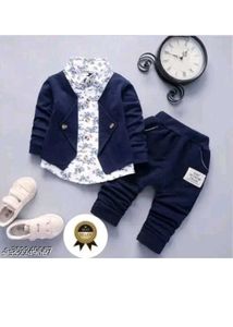 2 Clothes Sets Boys' Formal 3-Piece Set ...1 Black