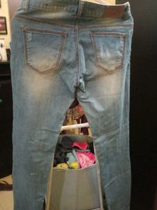 Embroidered Detail Jeans