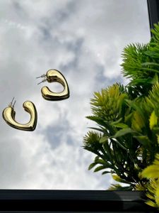 Half Heart Earring